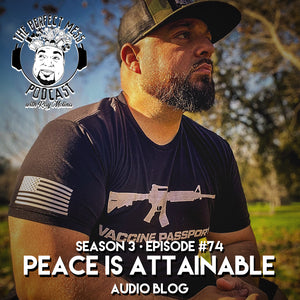 Ep. #74 - "Peace Is Attainable" (Audio Blog)