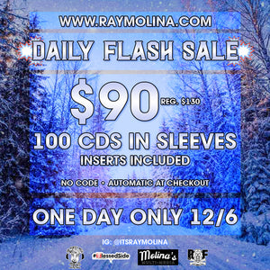 Today's Daily Flash Sale! - 100 CDS in Sleeves!