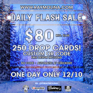 Today's Daily Flash Sale! - 250 Drop Cards!